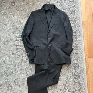 Tagliatore Suit - Grey Summer Wool *Jacket Unstructured